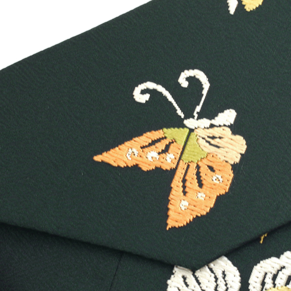 
                  
                    画像をギャラリービューアに読み込む, 数寄屋袋　唐織　舞蝶　濃緑.
                  
                