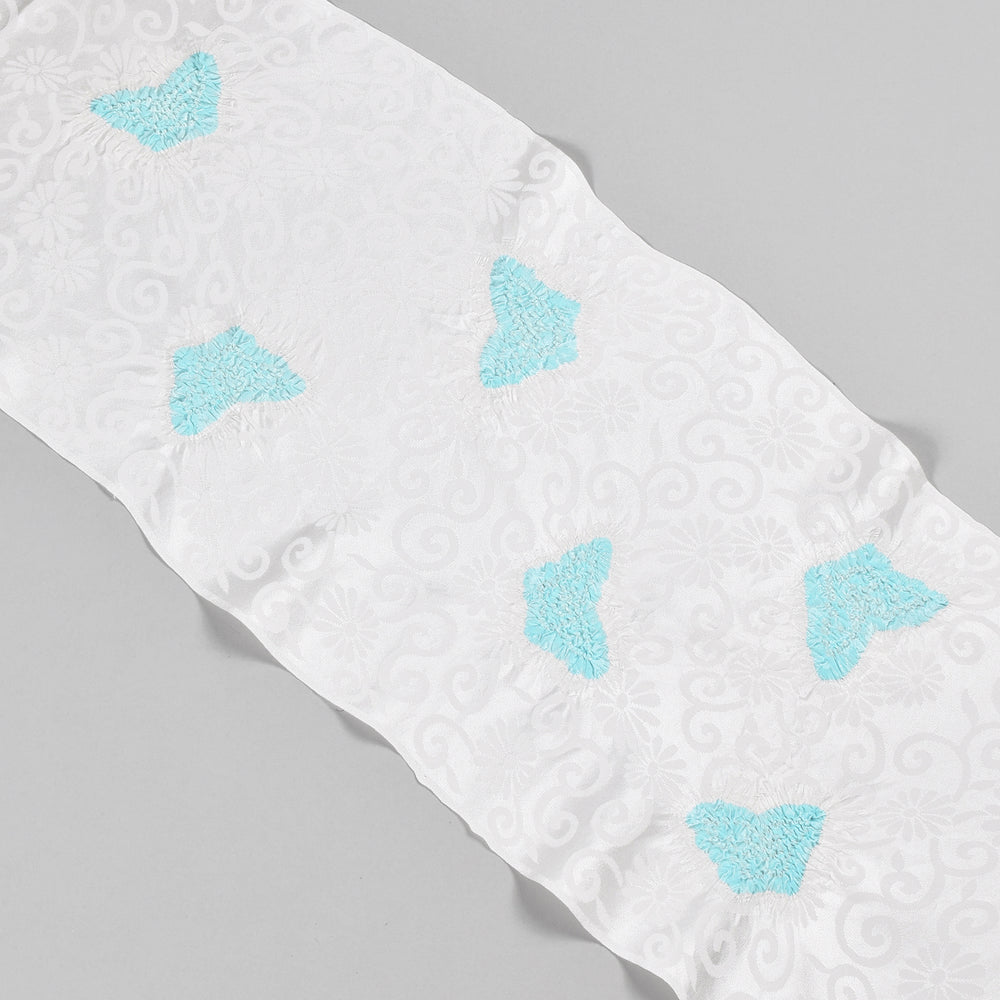 
                  
                    画像をギャラリービューアに読み込む, 帯揚げ　菊唐草　蝶絞り.
                  
                